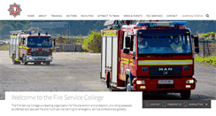 Desktop Screenshot of fireservicecollege.ac.uk